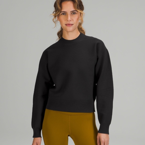 Lululemon AllAround Crewneck Sweater Black - Picture 2 of 8